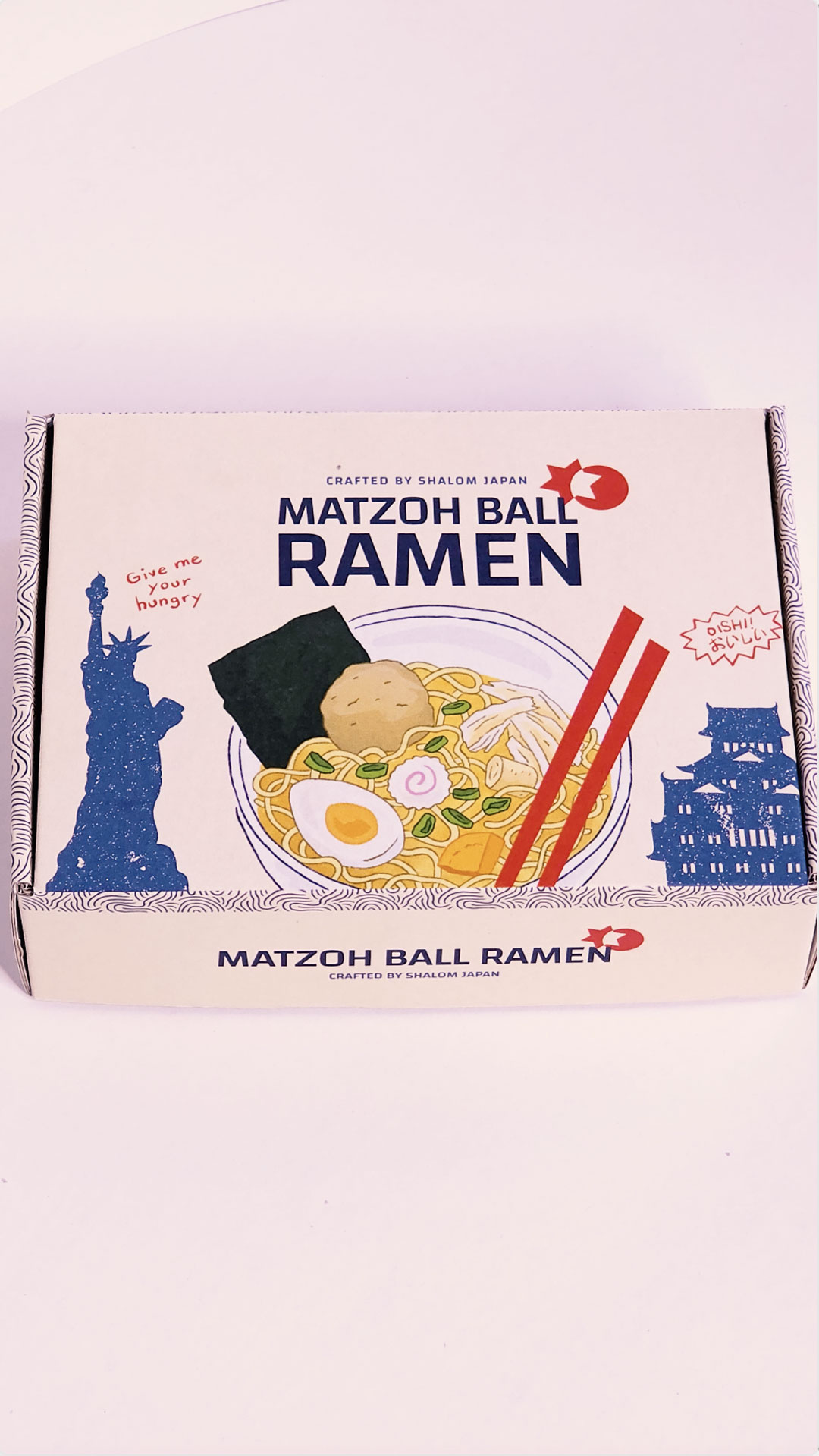 Matzoh Ball Ramen bowl from Shalom Japan